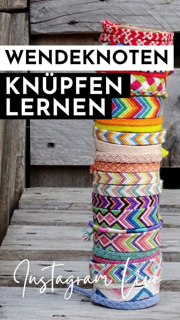 Lerne, Wendeknoten zu knüpfen, um eigene Armbänder zu knüpfen.